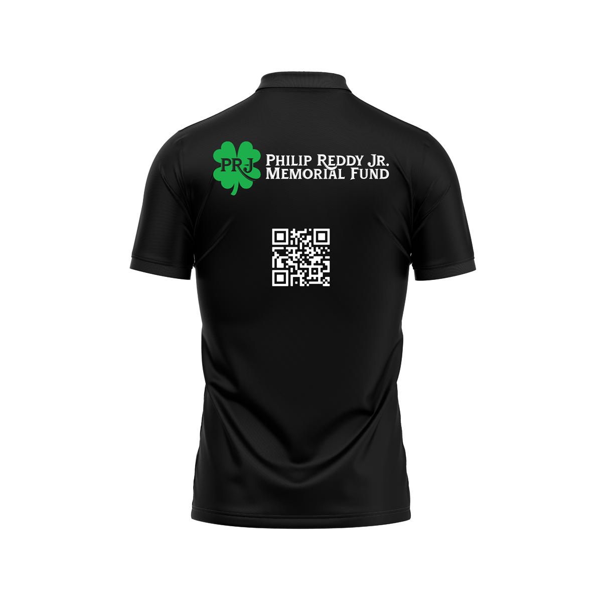 PRJ Memorial Fund Clover Black Polo